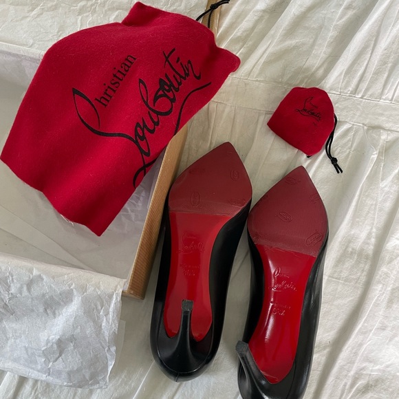 Christian Louboutin Black Pagalle 36.5 - Picture 10 of 11